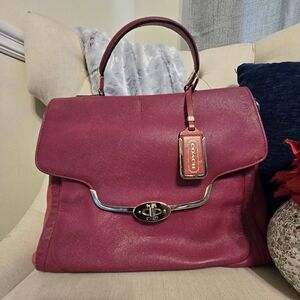 Coach Magenta Satchel Bag
